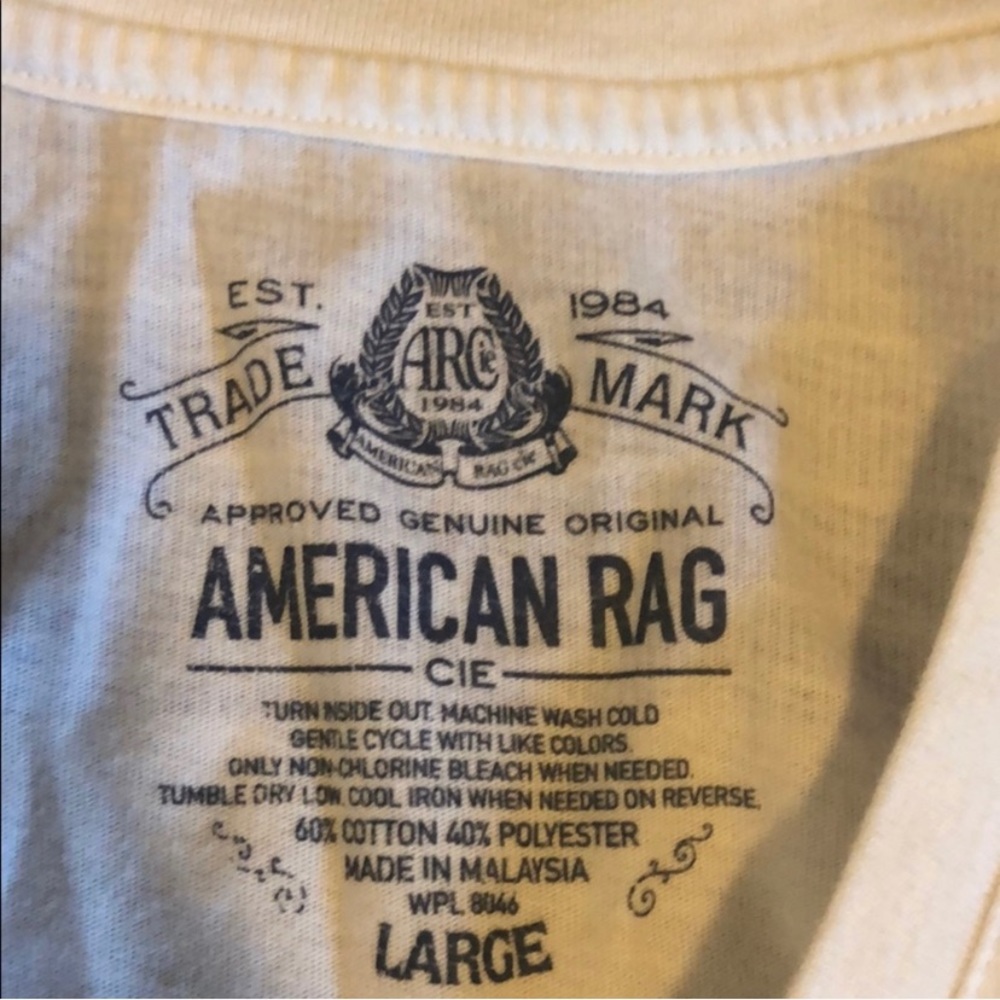 American Rag Striped V-Neck - Picture 3 of 4